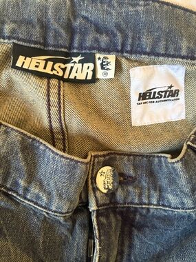 Helstarr Relaxed Fit Men's Denim Jeans in Washed Blue